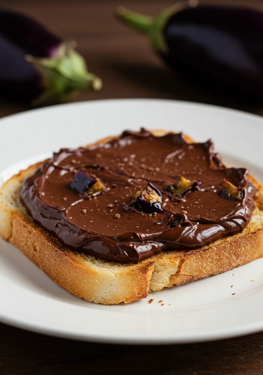 Eggplant Chocolate Toast - secondary view